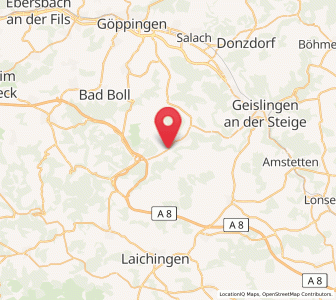 Map of Bad Ditzenbach, Baden-Wurttemberg