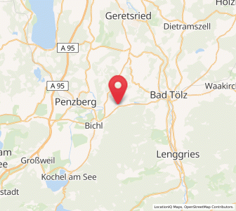 Map of Bad Heilbrunn, Bavaria