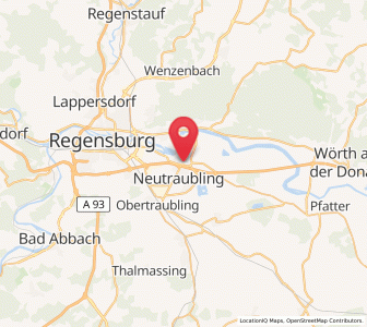 Map of Barbing, Bavaria