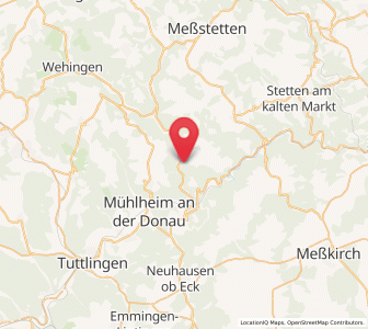 Map of Bärenthal, Baden-Wurttemberg
