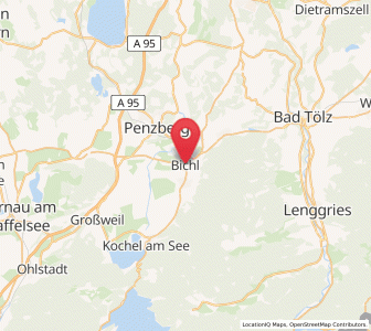 Map of Bichl, Bavaria