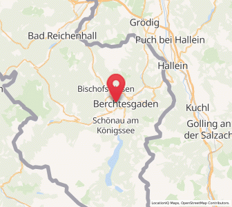 Map of Bischofswiesen, Bavaria