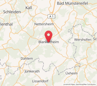 Map of Blankenheim, North Rhine-Westphalia