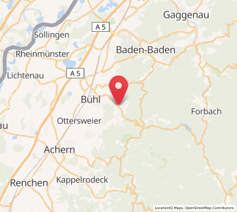 Map of Bühlertal, Baden-Wurttemberg