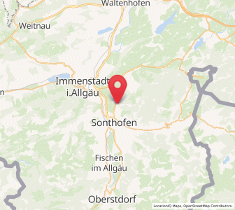 Map of Burgberg, Bavaria