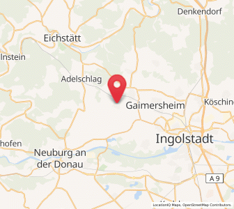 Map of Buxheim, Bavaria
