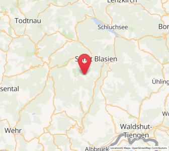 Map of Dachsberg, Baden-Wurttemberg