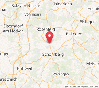 Map of Dautmergen, Baden-Wurttemberg