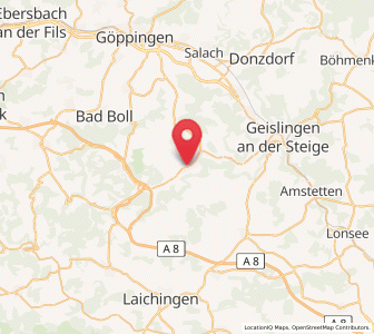Map of Deggingen, Baden-Wurttemberg