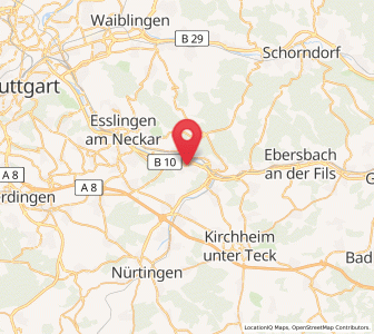 Map of Deizisau, Baden-Wurttemberg