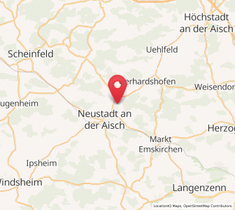Map of Diespeck, Bavaria