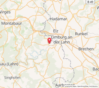Map of Diez, Rheinland-Pfalz