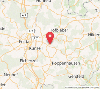 Map of Dipperz, Hesse