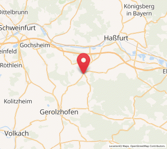 Map of Donnersdorf, Bavaria