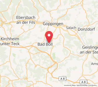 Map of Dürnau, Baden-Wurttemberg