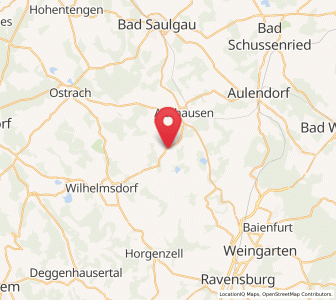 Map of Ebenweiler, Baden-Wurttemberg
