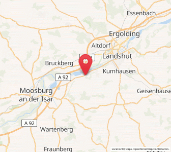 Map of Eching, Bavaria
