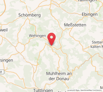 Map of Egesheim, Baden-Wurttemberg