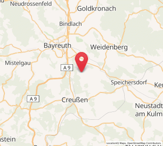 Map of Emtmannsberg, Bavaria