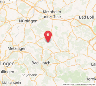 Map of Erkenbrechtsweiler, Baden-Wurttemberg