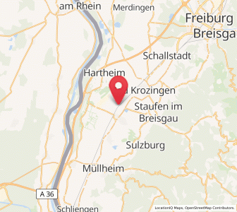 Map of Eschbach, Baden-Wurttemberg