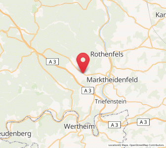 Map of Esselbach, Bavaria