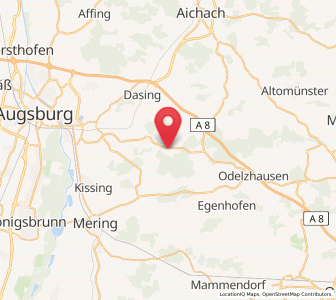 Map of Eurasburg, Bavaria