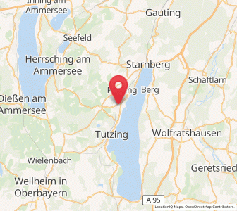 Map of Feldafing, Bavaria