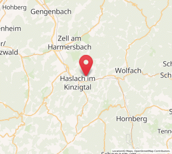 Map of Fischerbach, Baden-Wurttemberg
