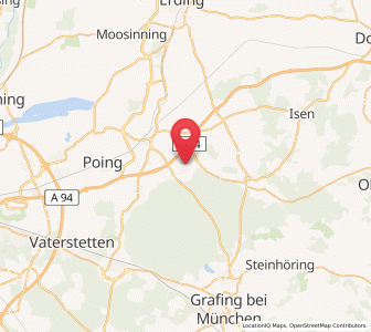 Map of Forstinning, Bavaria