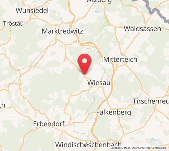 Map of Fuchsmühl, Bavaria