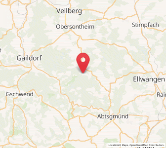 Map of Gerabronn, Baden-Wurttemberg