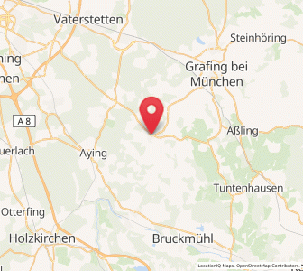 Map of Glonn, Bavaria