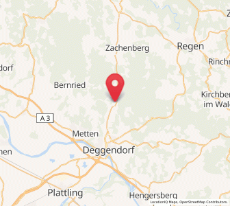 Map of Grafling, Bavaria