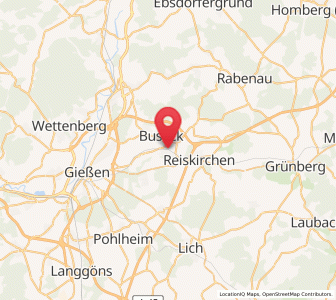 Map of Großen Buseck, Hesse