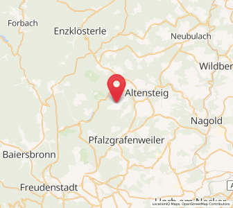 Map of Grömbach, Baden-Wurttemberg