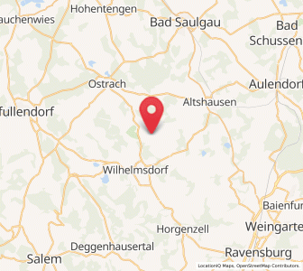 Map of Guggenhausen, Baden-Wurttemberg