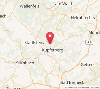 Map of Guttenberg, Bavaria