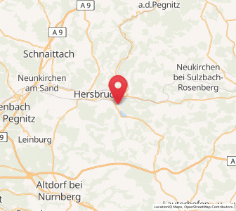 Map of Happurg, Bavaria