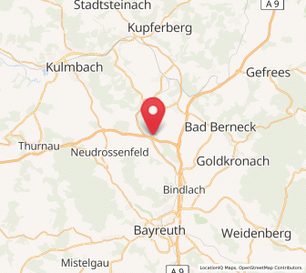Map of Harsdorf, Bavaria