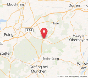 Map of Hohenlinden, Bavaria