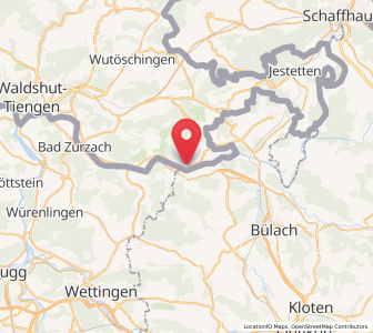 Map of Hohentengen, Baden-Wurttemberg