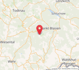 Map of Ibach, Baden-Wurttemberg