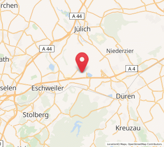 Map of Inden, North Rhine-Westphalia