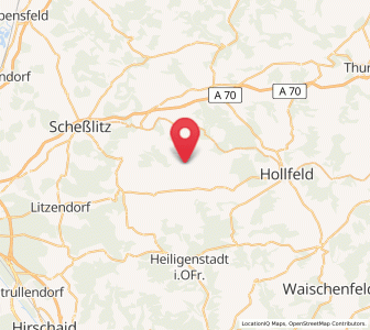 Map of Königsfeld, Bavaria