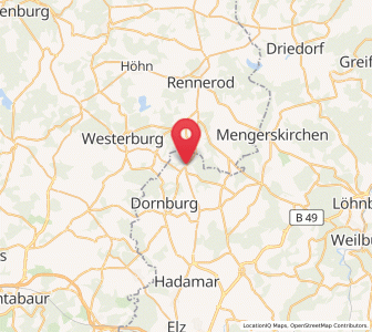 Map of Langendernbach, Hesse