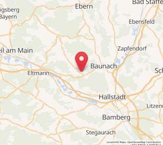 Map of Lauter, Bavaria