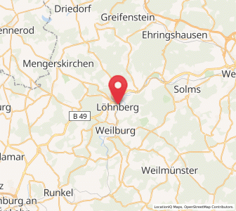 Map of Löhnberg, Hesse