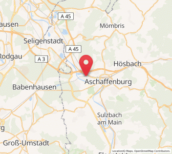 Map of Mainaschaff, Bavaria