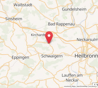 Map of Massenbachhausen, Baden-Wurttemberg